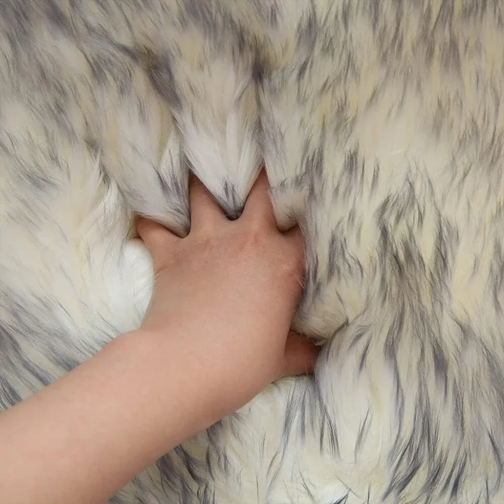 New Premium Genuine Sheepskin Rug White Grey Real Australia Sheepskin Natural